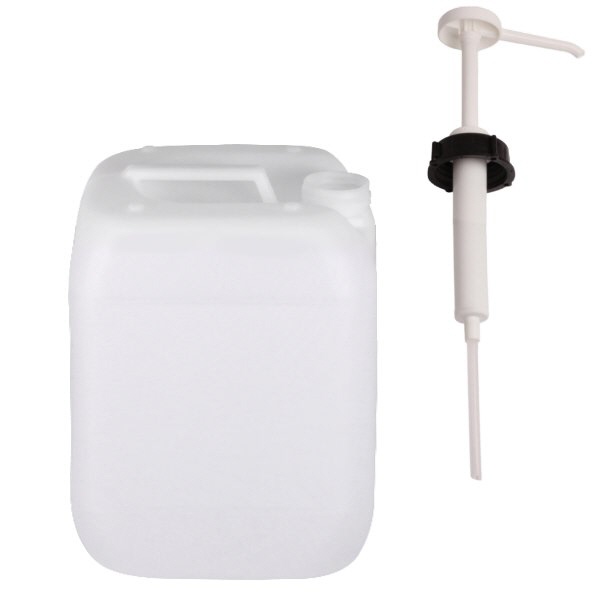 Beholder 10 liter med doseringspumpe Beholder 10 liter med doseringspumpe