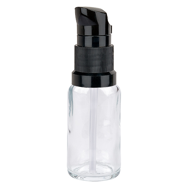 20 ml pumpeflaske sort STD ClearLine UT18/20 20 ml pumpeflaske sort STD ClearLine UT18/20