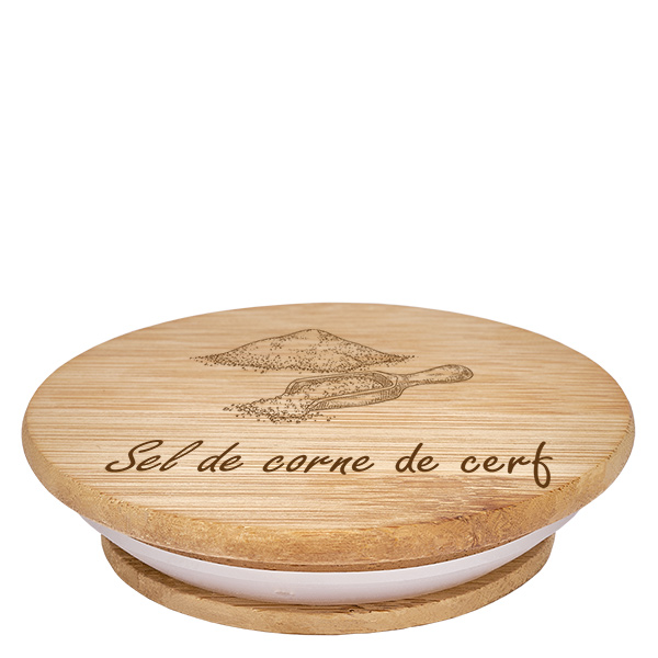 Træcover "Sel de corne de cerf" til WECK RR60 Træcover "Sel de corne de cerf" til WECK RR60