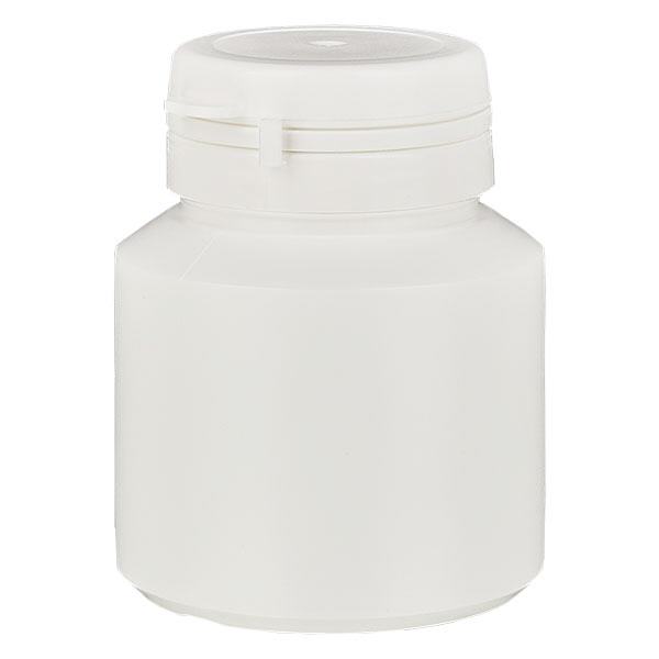 Kapselæske 30 ml hvid med Jaycap OV hvid Kapselæske 30 ml hvid med Jaycap OV hvid