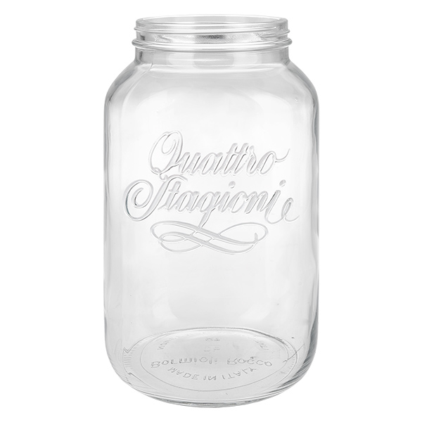 3800 ml husholdningsglas "Quattro Stagioni"