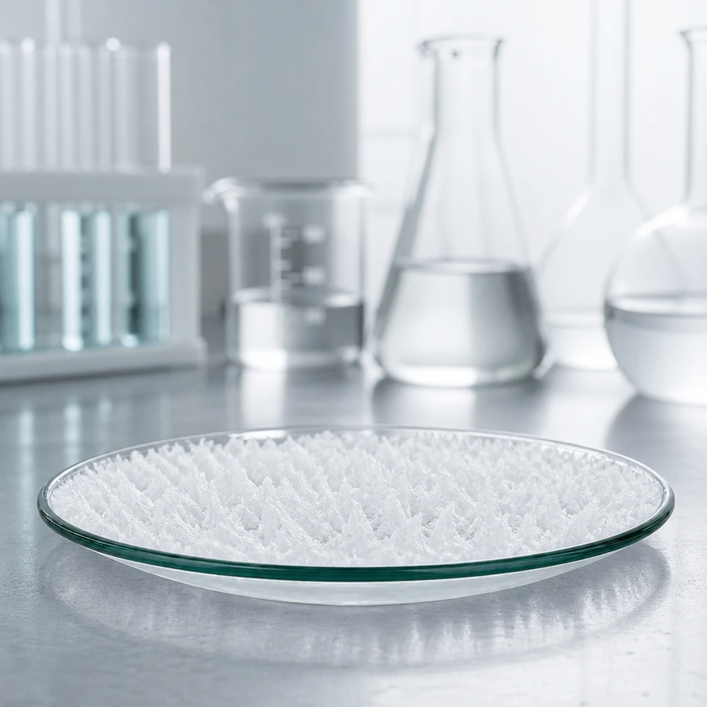 Urglasskål Ø 90 mm Rund glasskål 90 mm transparent til kemiske eksperimenter og laboratorietest