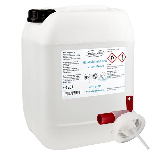 Hånddesinfektionsmiddel refill 20L Doktor-Klaus Hånddesinfektionsmiddel refill 20L Doktor-Klaus