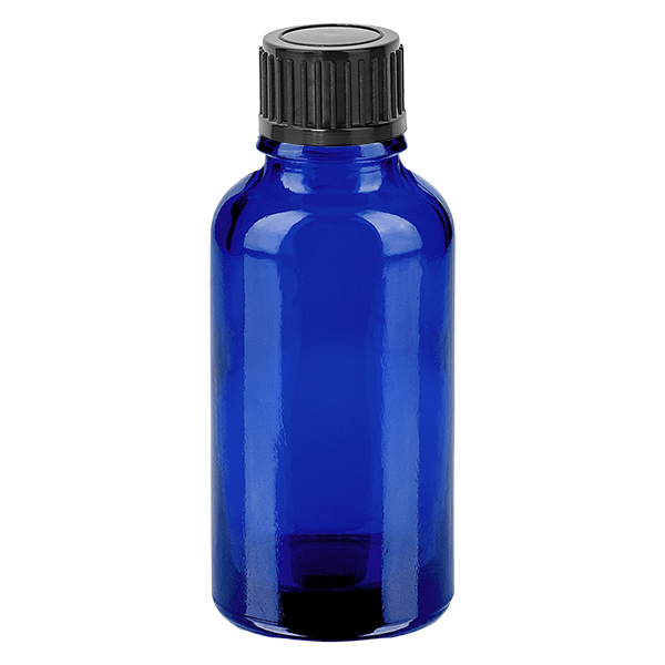 30 ml flaske 11 mm SV sort STD BlueLine UT18/30
