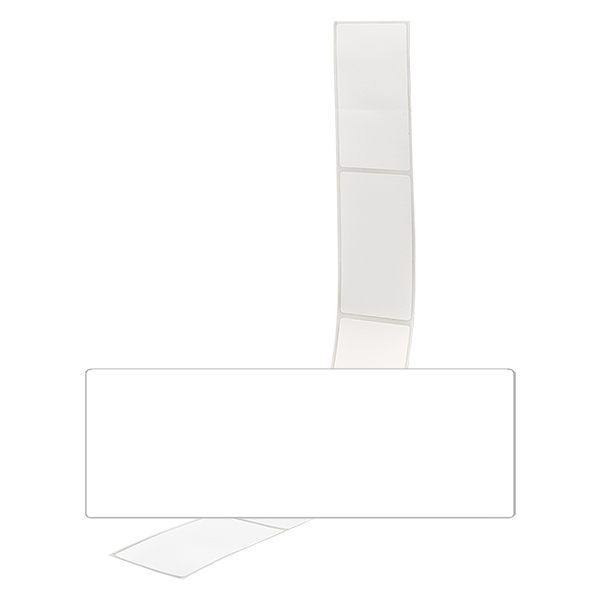 Pakke med 20 etiketter 54 x 154,5 mm til mærkning Hvide etiketter 54x154,5 mm til mærkning i en pakke med 20 stk. på en neutral baggrund.
