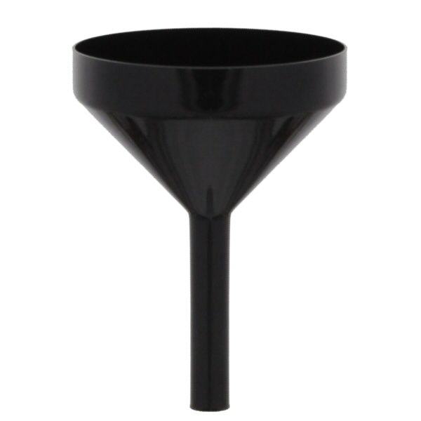 Mini plasttragt, sort