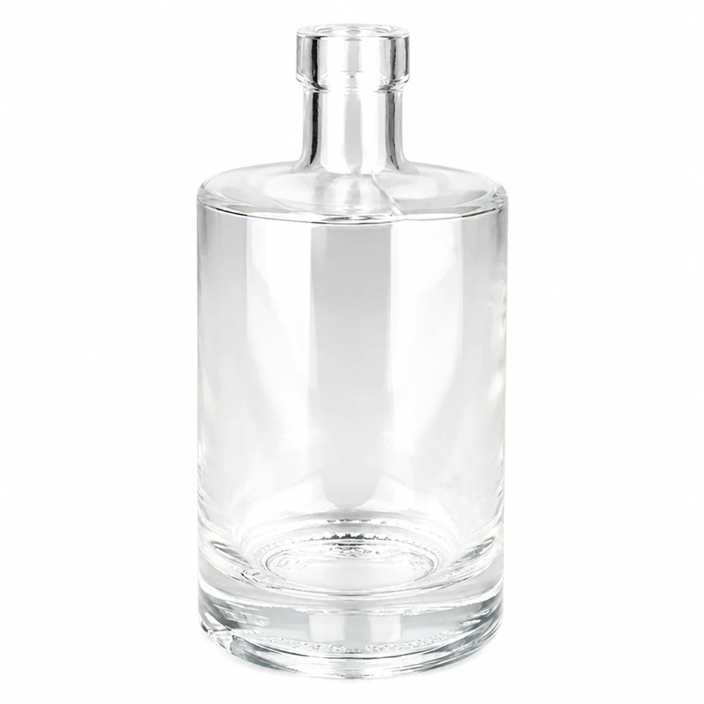500 ml glasflaske »Marie« uden låg UNiTWIST® 500 ml glasflaske Marie uden hætte UNiTWIST transparent tom med kort hals til spiritus og drikkevarer