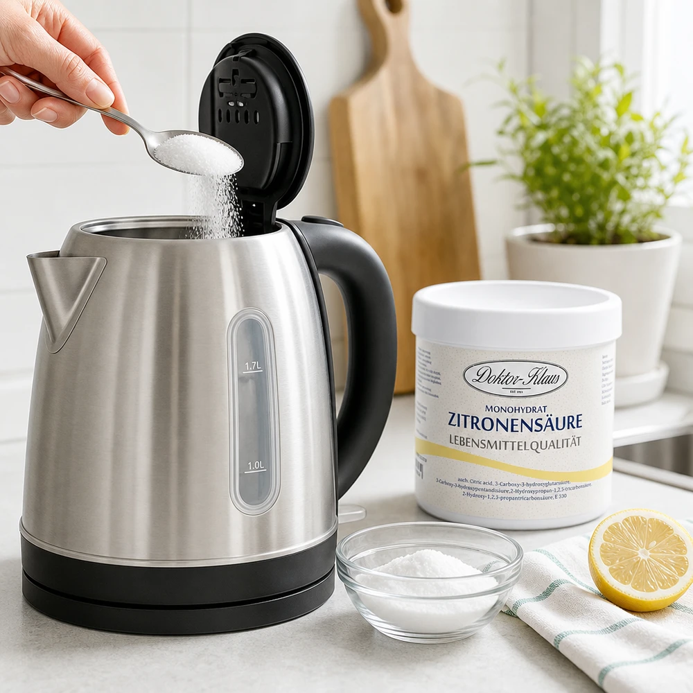 250 g citronsyre Doktor-Klaus 250g Zitronensäure Doktor-Klaus mit Zitrone als natürlicher Kalkentferner