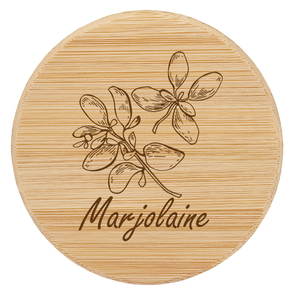 Kappe i træ "Marjolaine" til WECK RR60 Kappe i træ "Marjolaine" til WECK RR60