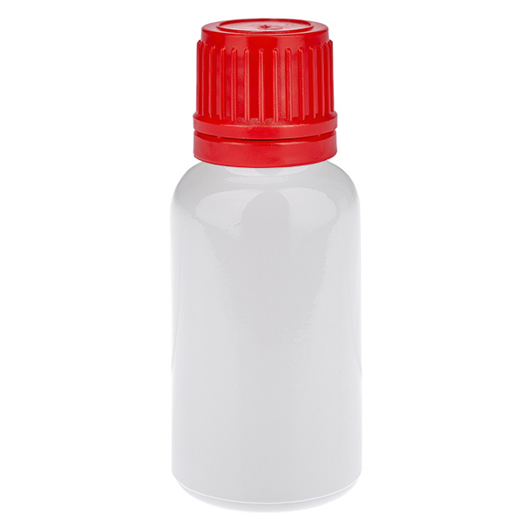 20 ml flaske 11 mm skruelåg rød originalitetslås WhiteLine UT18/20 20 ml flaske 11 mm skruelåg rød originalitetslås WhiteLine UT18/20