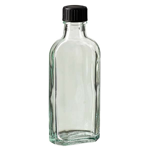 100 ml Meplat klar skruelåg med LKD-forseglingsskive