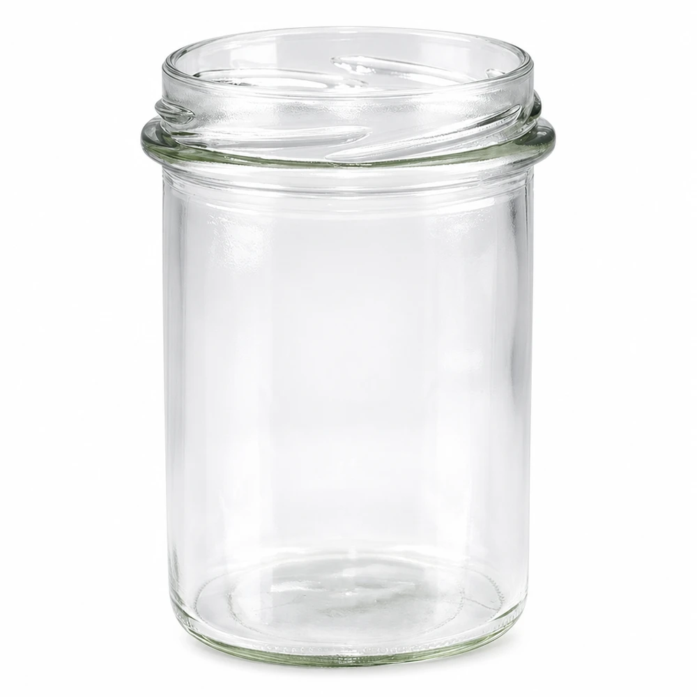 UNiTWIST Sturz230 - Briller med indhold 230 ml TO66 Tomme glas 230 ml TO66 UNiTWIST transparent uden låg til marmelade og konserves