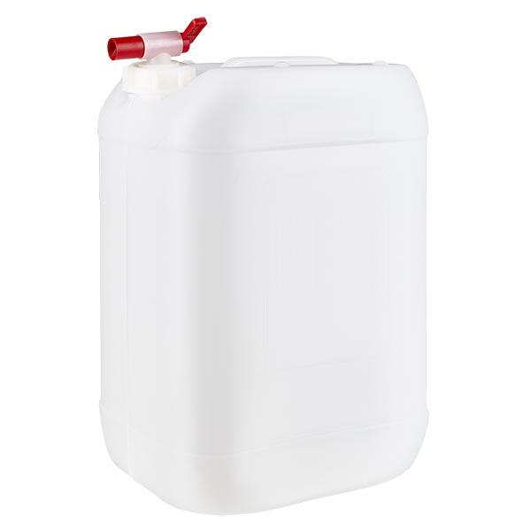 Beholder 25 liter med aftapningshane Beholder 25 liter med aftapningshane