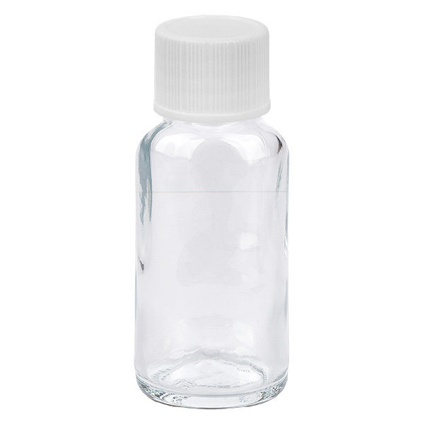 20 ml flaske 6 mm SV sort STD ClearLine UT18/20