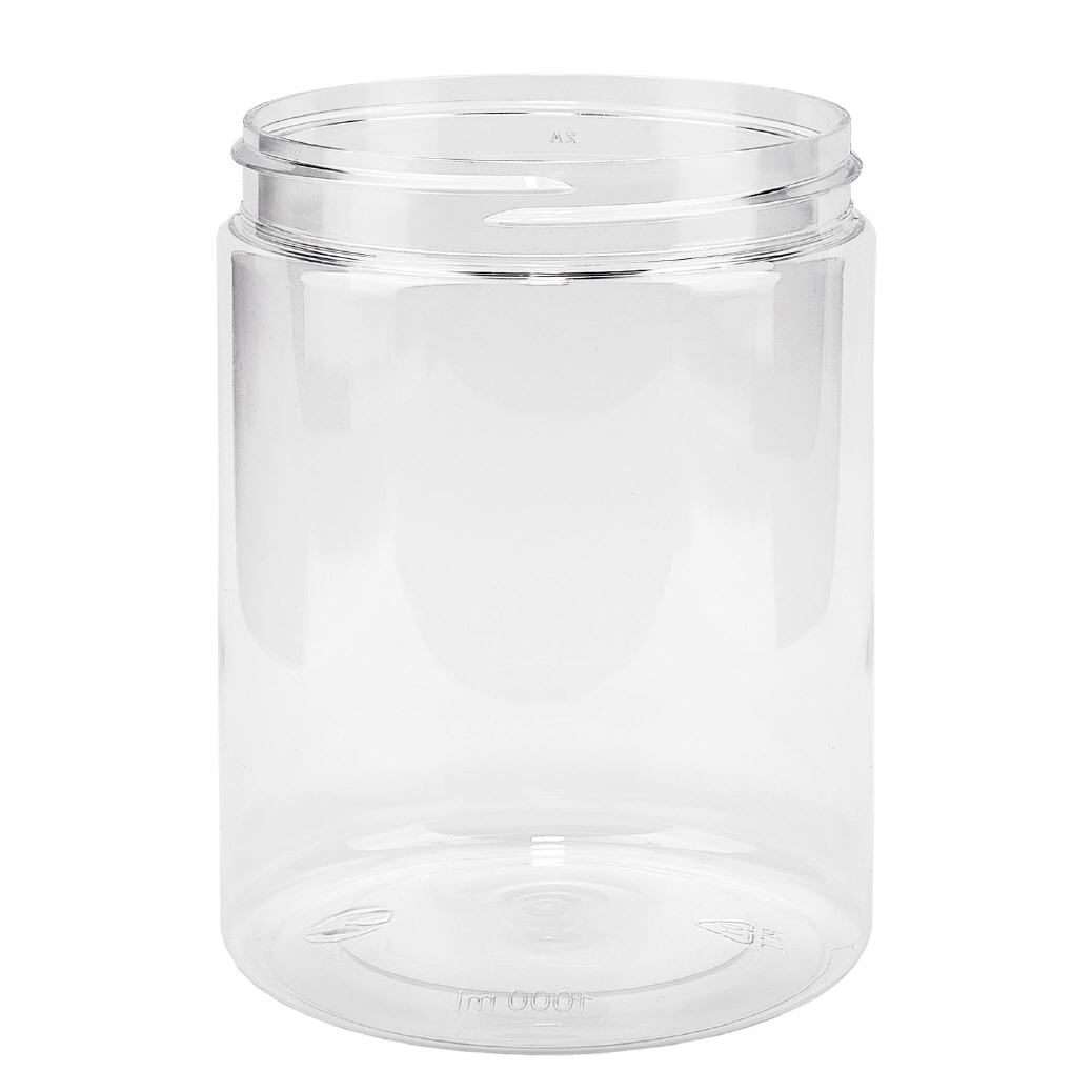 Petpacker 1000 ml krystalklar åben. 100 mm uden låg