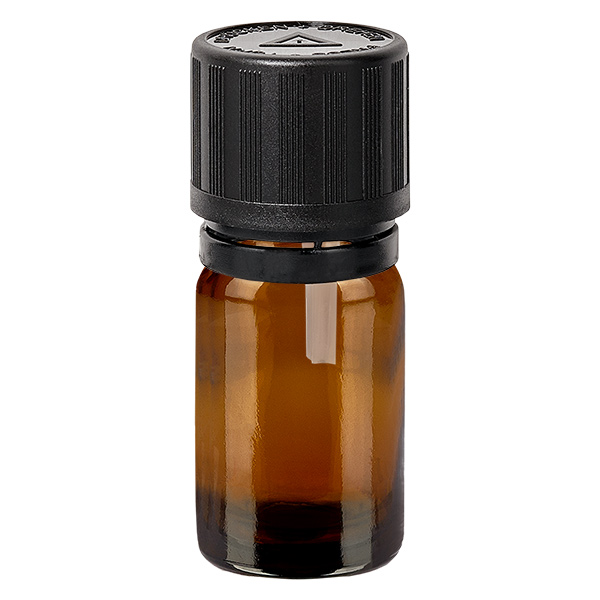 5 ml dråbeflaske 1mm s. OV KiSi Bli BrownL. UT18/5