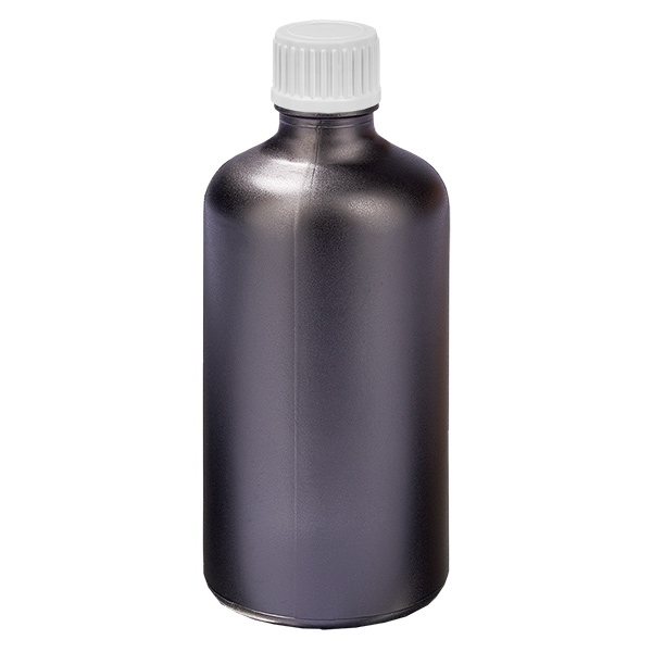 100 ml dråbeflaske 0,9 mm hvid STD BlackLine UT18/100 100 ml dråbeflaske 0,9 mm hvid STD BlackLine UT18/100