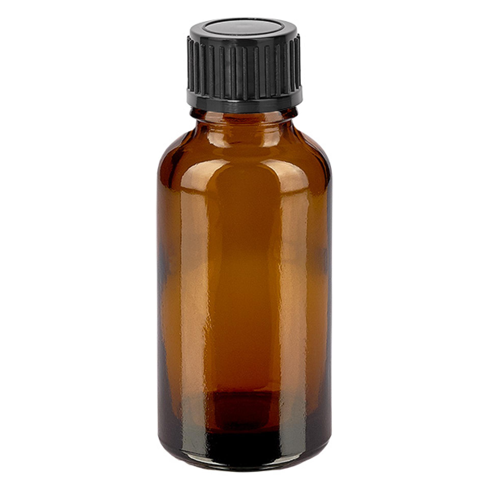 30 ml flaske 11 mm SV sort STD BrownLine UT18/30