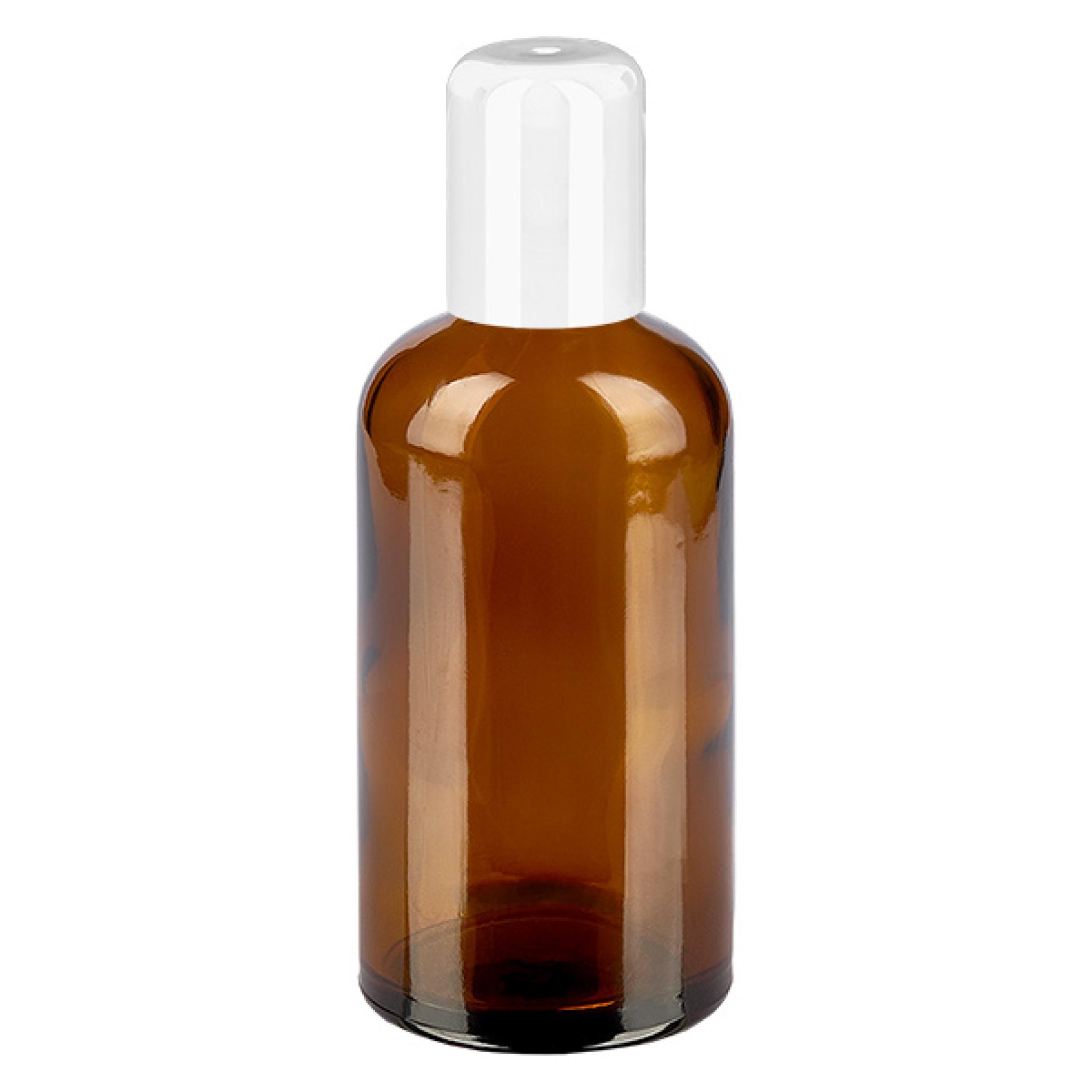100 ml roll-on flaske hvid STD BrownLine UT18/100