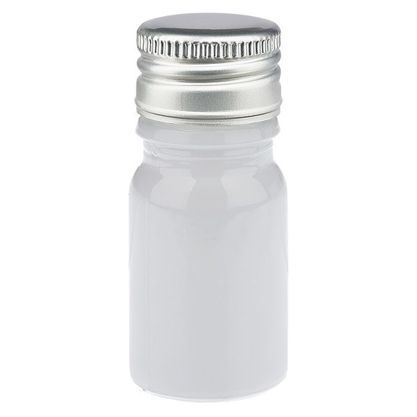 5 ml flaske 11 mm skruelåg aluminium-sølv standard WhiteLine UT18/5
