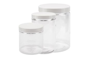 Petpacker transparent med ekstra bred åbning