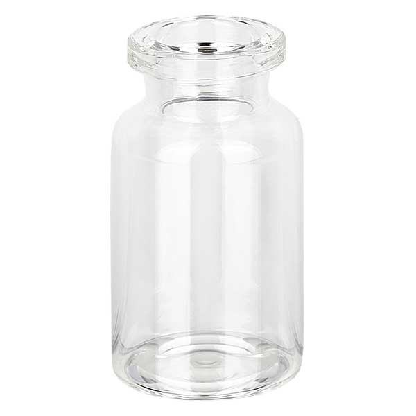Injektionsflaske i klart glas 10 ml
