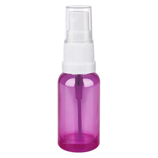 20 ml sprayflaske hvid/transparent Standard PurpleLine UT18/20
