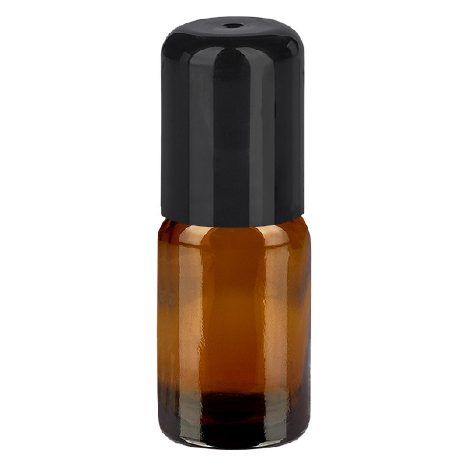 5 ml roll-on flaske sort STD BrownLine UT18/5