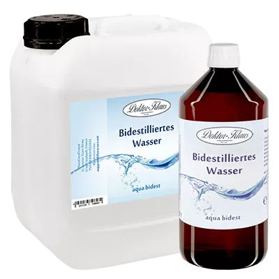 Dobbeltdestilleret vand