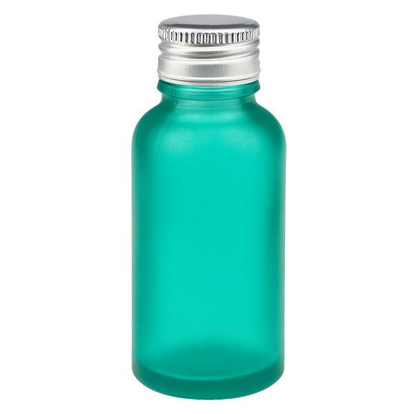 30 ml flaske 11 mm SV Aluminium-Sølv STD GrønL.UT18/30