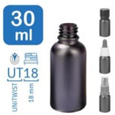BlackLine Apoteksflasker 30ml UT18