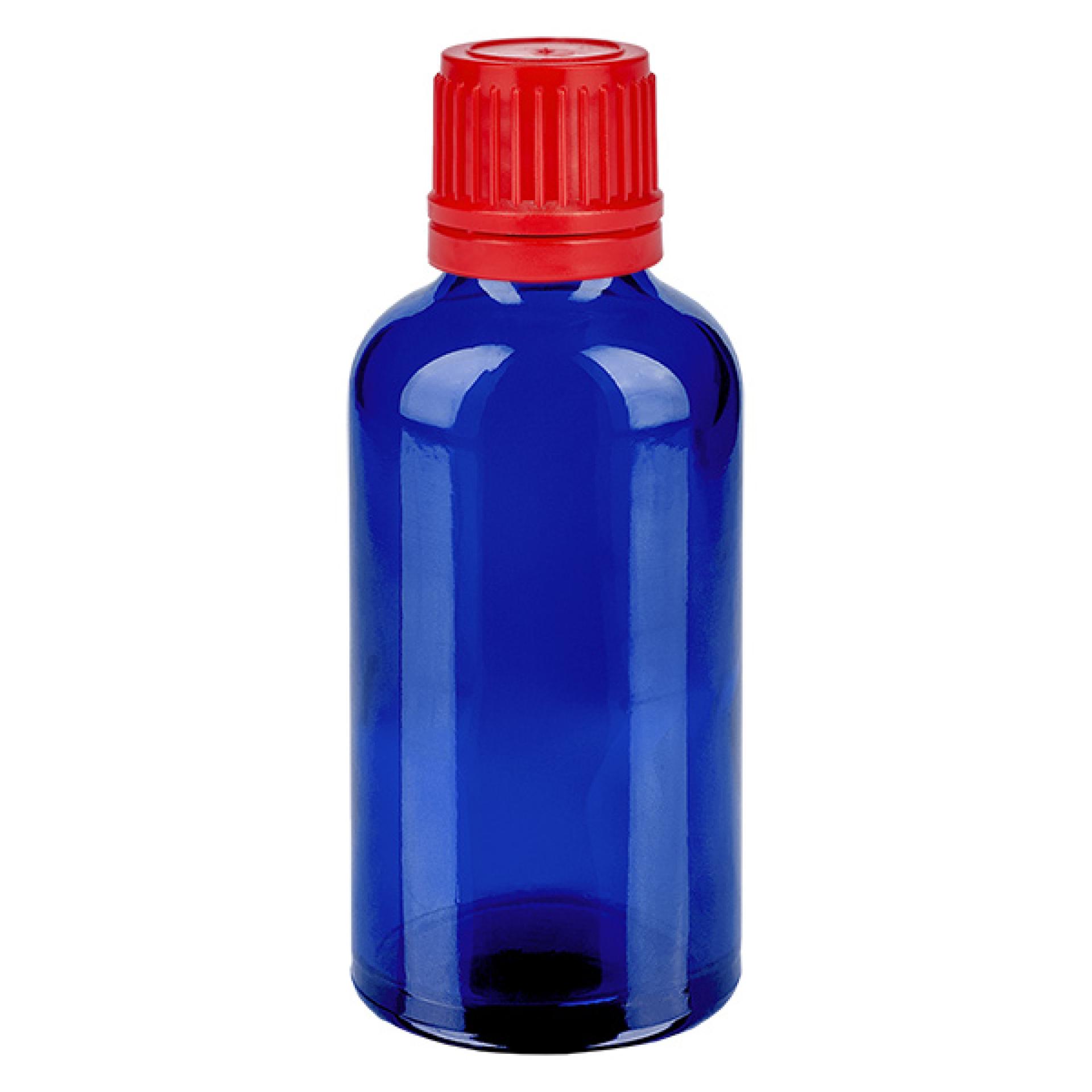 50 ml flaske 11 mm SV rød OV BlueLine UT18/50