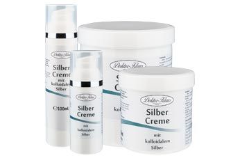 Sølvfarvet creme