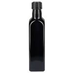 Olieflasker af violet glas