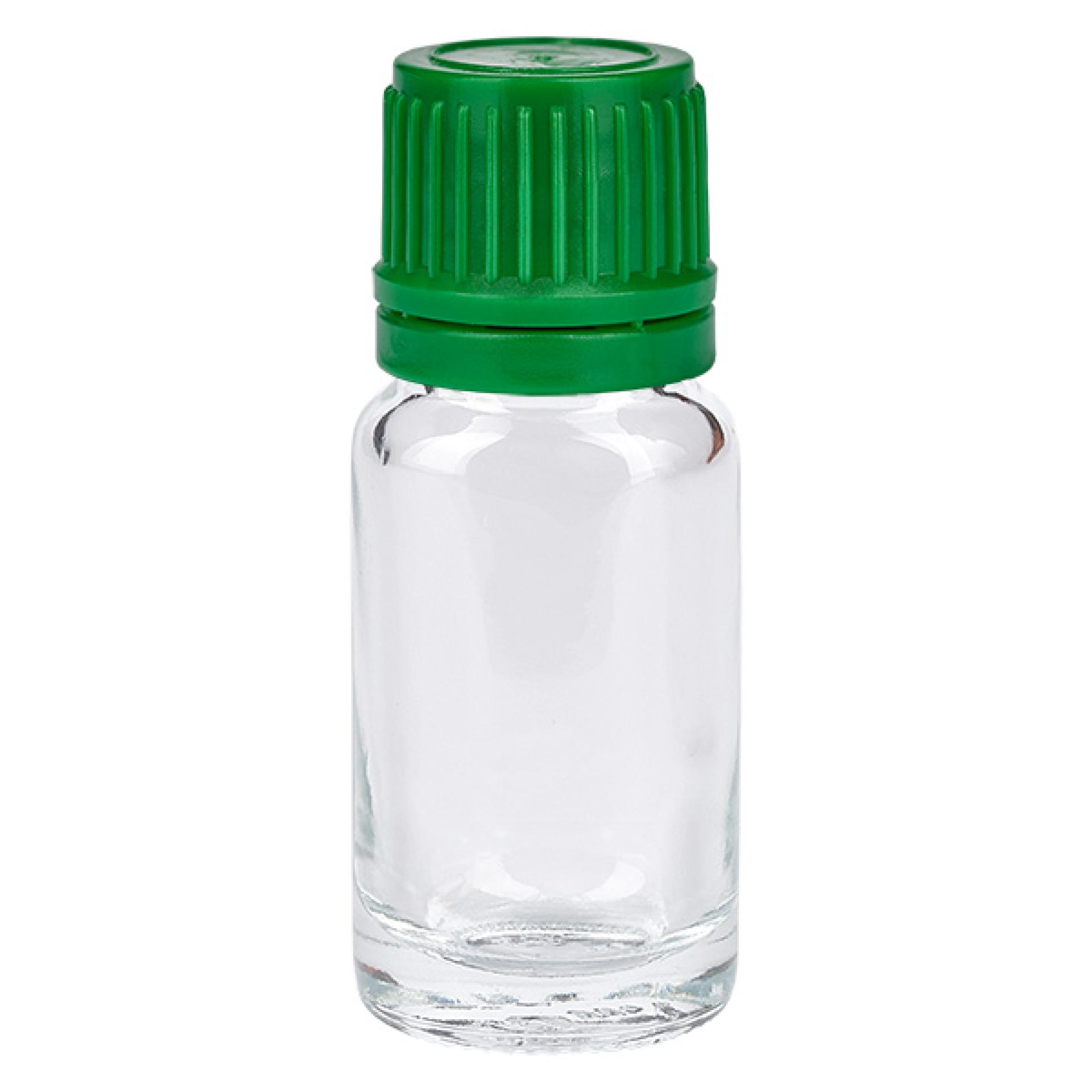 10 ml flaske 11 mm SV grøn OV ClearLine UT18/10