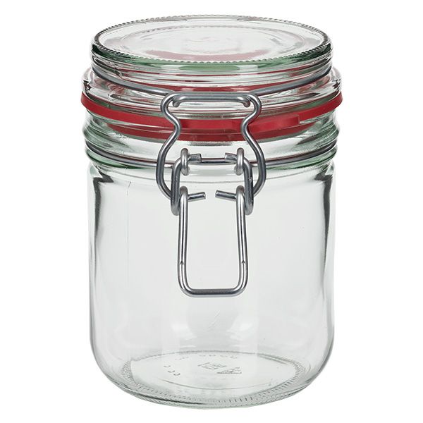 400 ml opbevaringskrukke med svingtop UNiTWIST. Komplet krukke inklusive gumm...