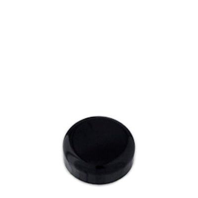 Skruelåg SAN sort f. Violet krukke 15 ml. Til kosmetikbeholder i violet glas...