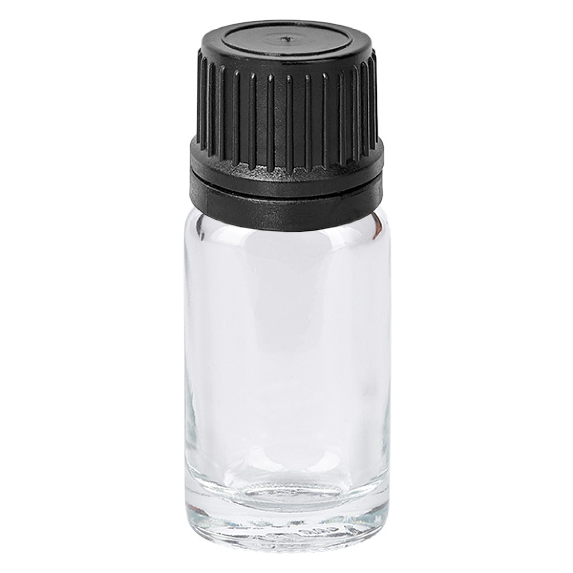 10ml Dropperflaske 1mm sort OV ClearL. UT18/10