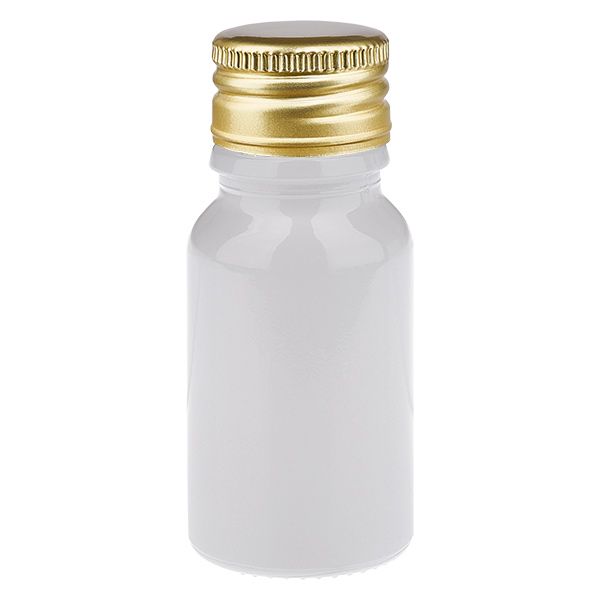 10 ml flaske 11 mm skruelåg aluminium-guld standard WhiteLine UT18/10