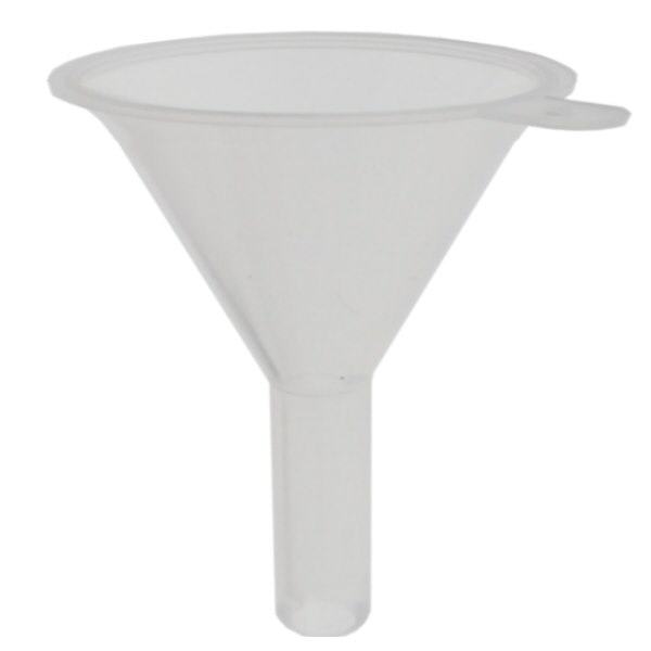 Mini plasttragt, gennemsigtig